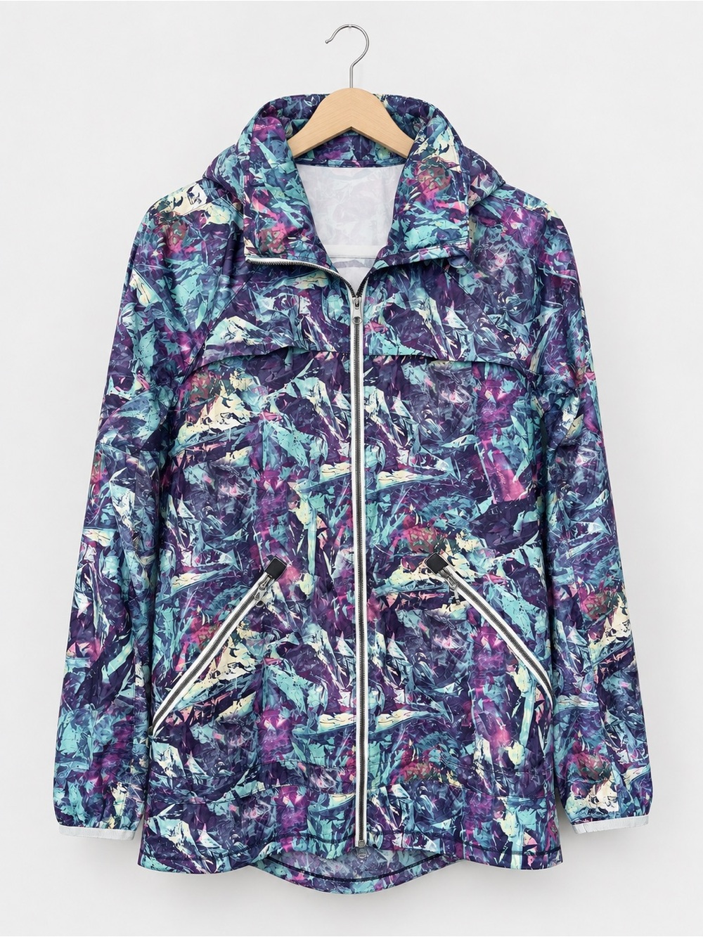 Lululemon Miss Misty Iridescent Multi Packable Windbreaker Jacket Women’s 4